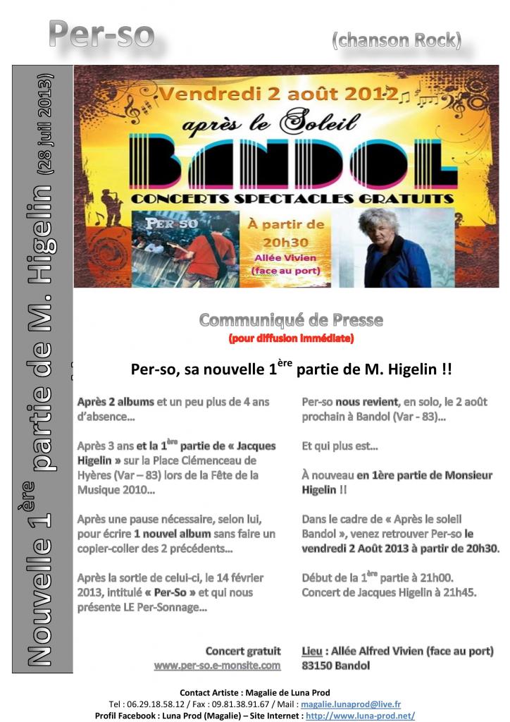 Communiqué de Presse