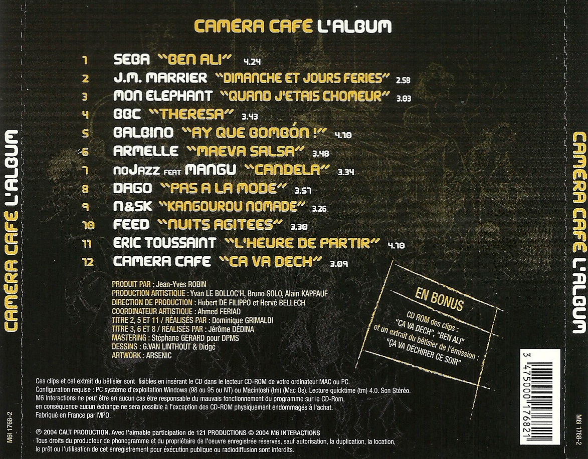 Liste artistes